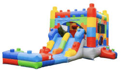 Block Party Slide Inflatable Combo