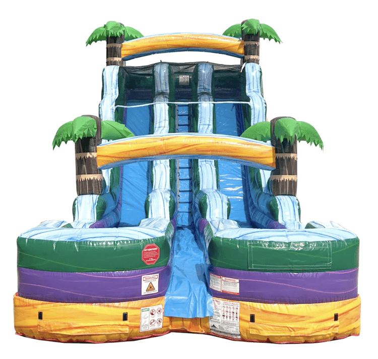 18' Tropical Double Slide - Wet/Dry